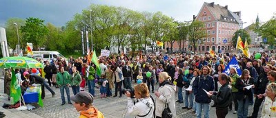 AntiAKW Demo in Ingolstadt