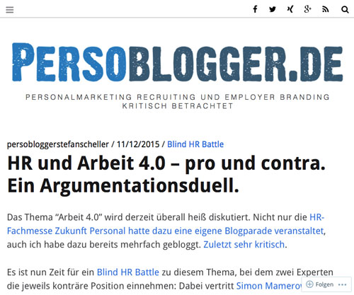 PERSOBLOGGER.de